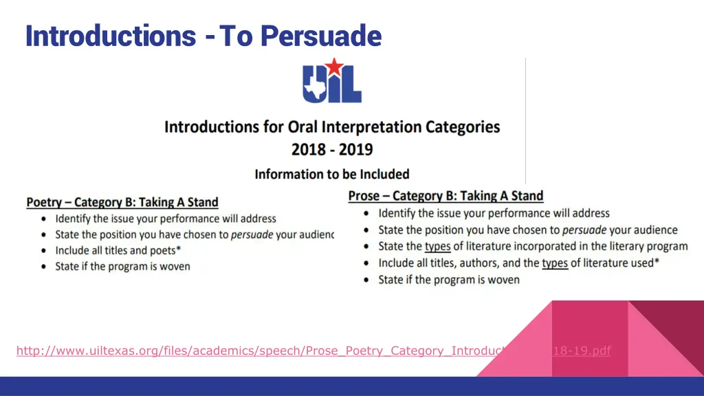introductions to persuade