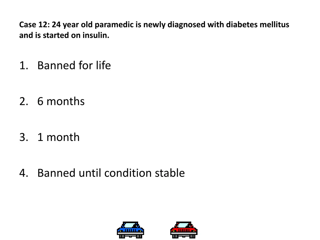 case 12 24 year old paramedic is newly diagnosed