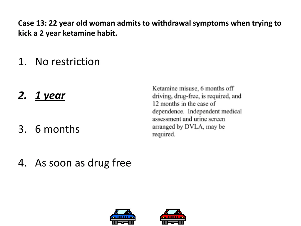case 13 22 year old woman admits to withdrawal 1