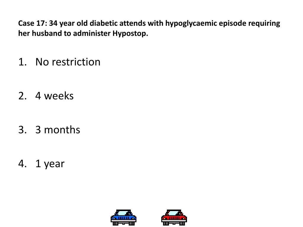 case 17 34 year old diabetic attends with