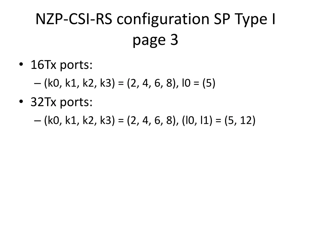nzp csi rs configuration sp type i page 3