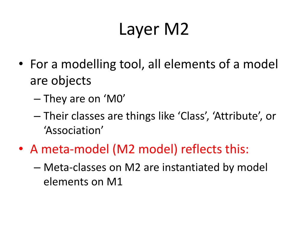 layer m2