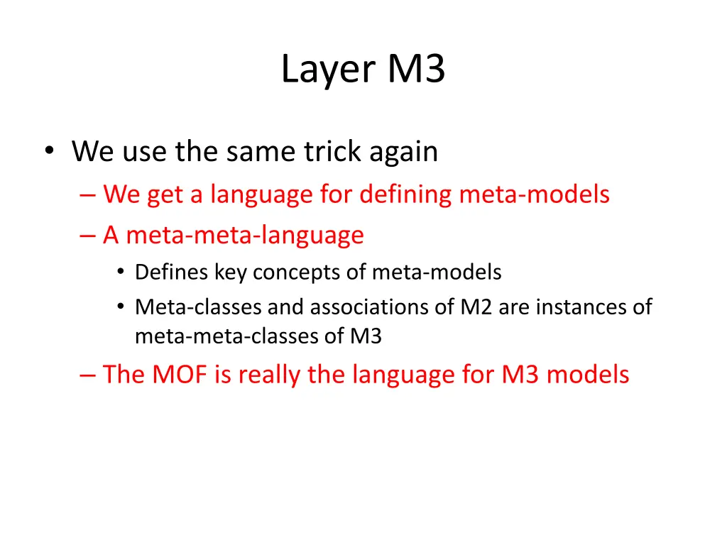 layer m3