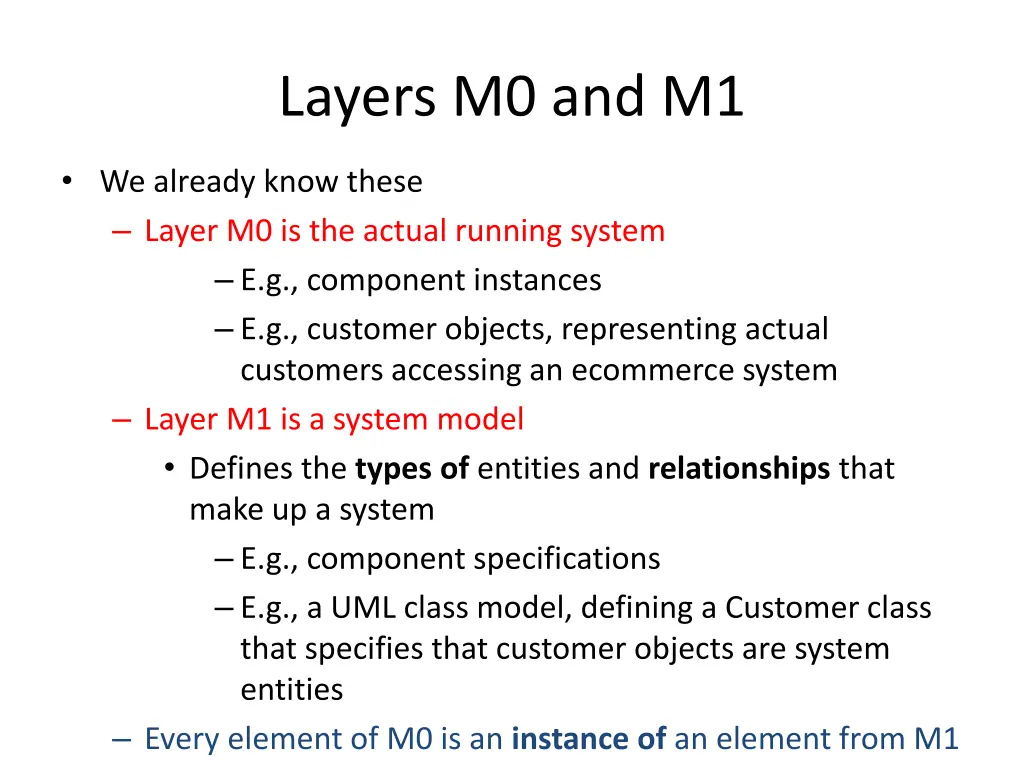 layers m0 and m1
