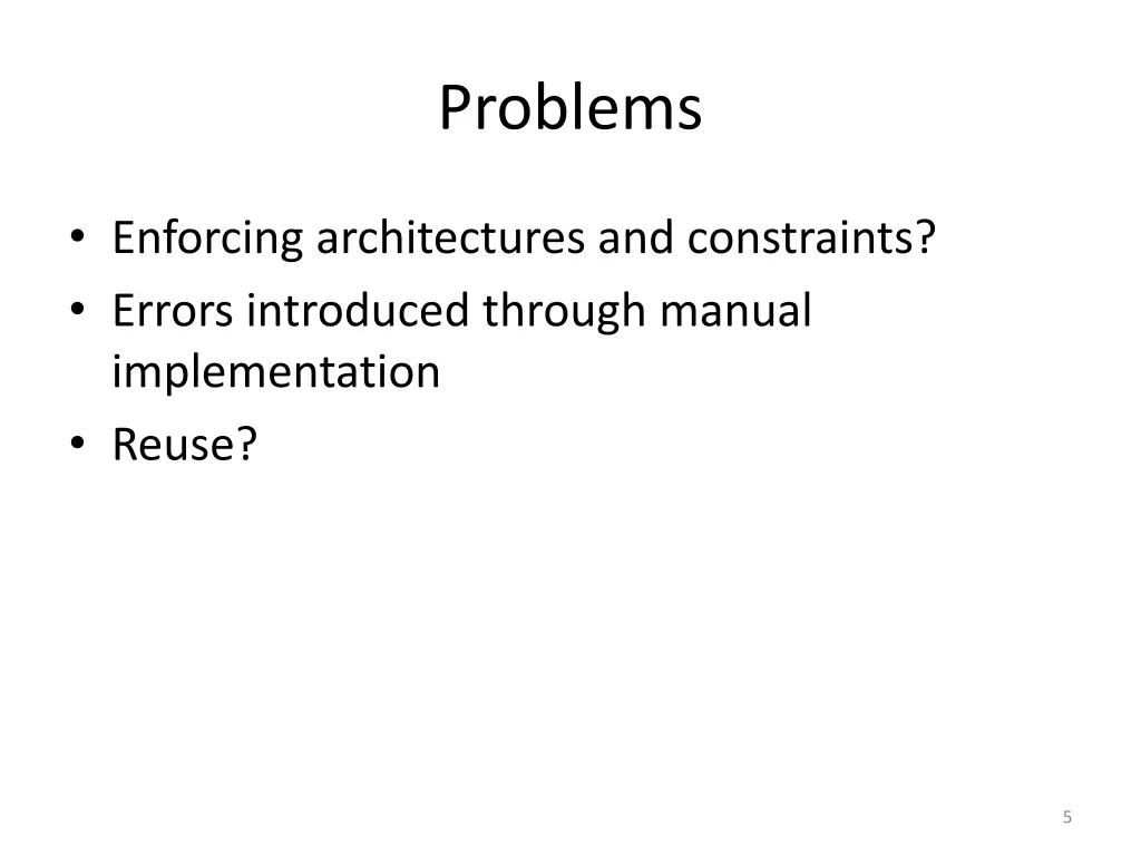 problems