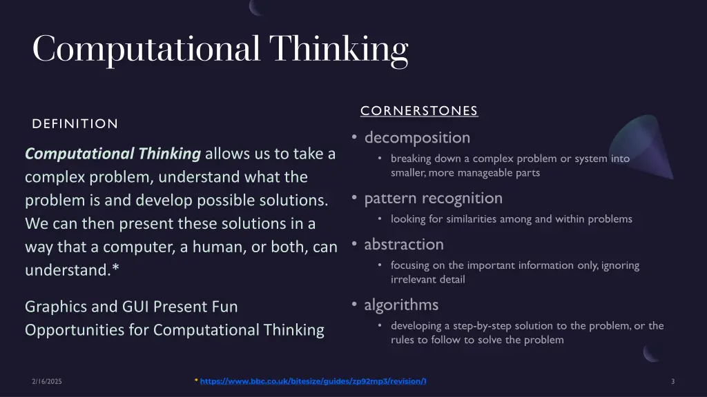 computational thinking