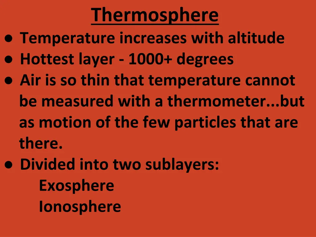 thermosphere