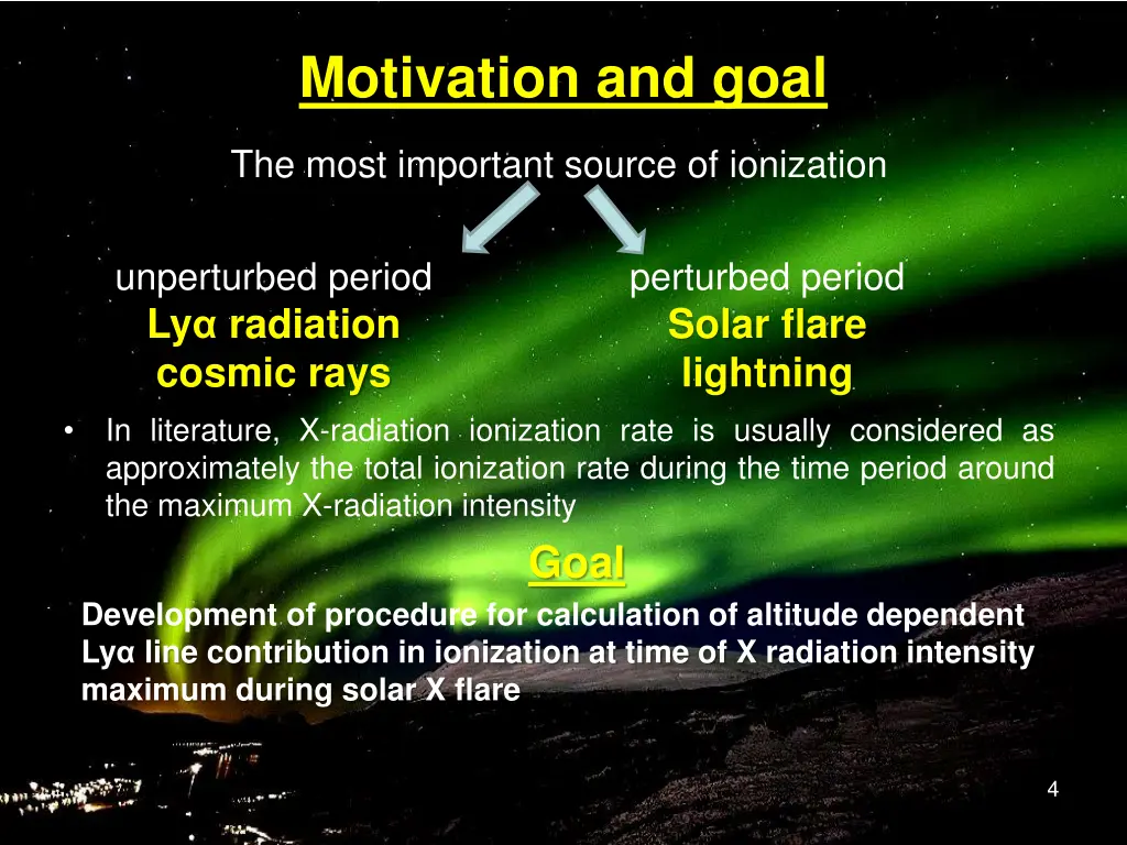 motivation and goal