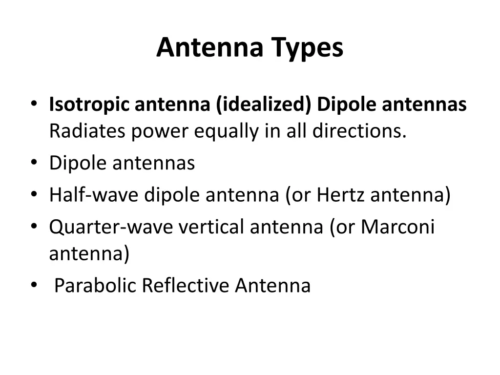 antenna types