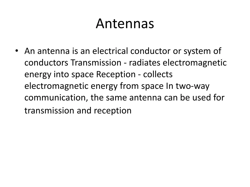 antennas