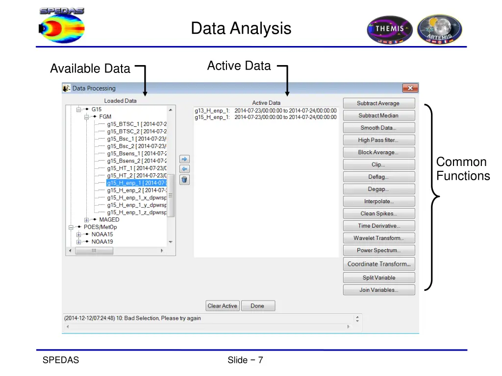 data analysis