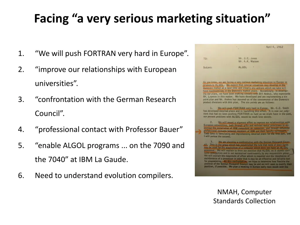 facing a very serious marketing situation