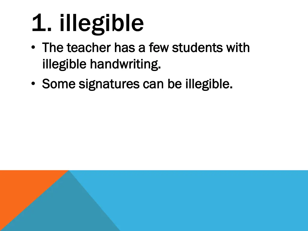 1 illegible the teacher has a few students with