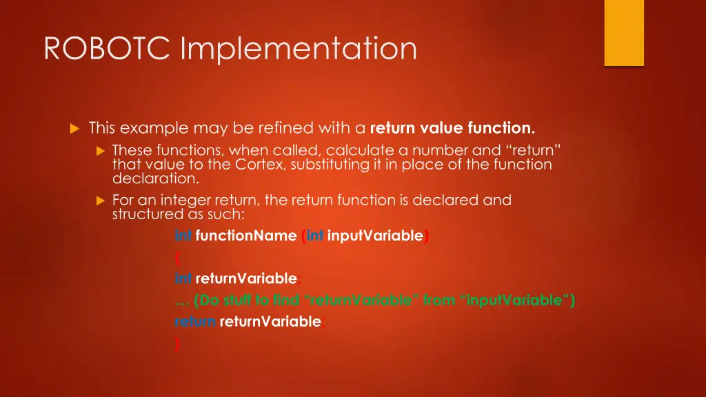 robotc implementation 4