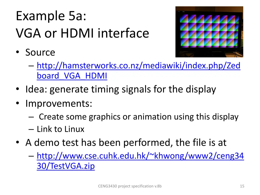 example 5a vga or hdmi interface source http