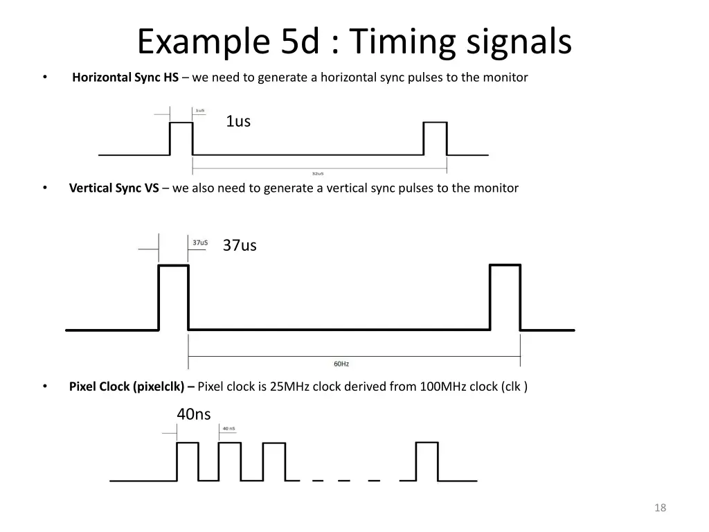 example 5d timing signals