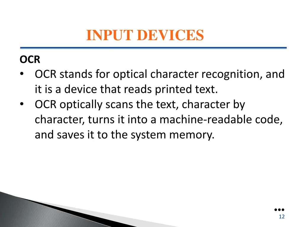 input devices 6