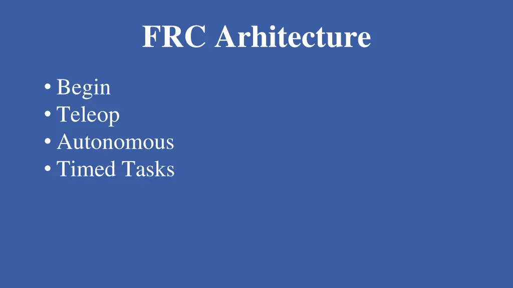 frc arhitecture 10