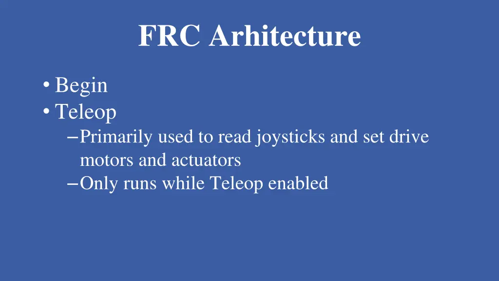 frc arhitecture 5