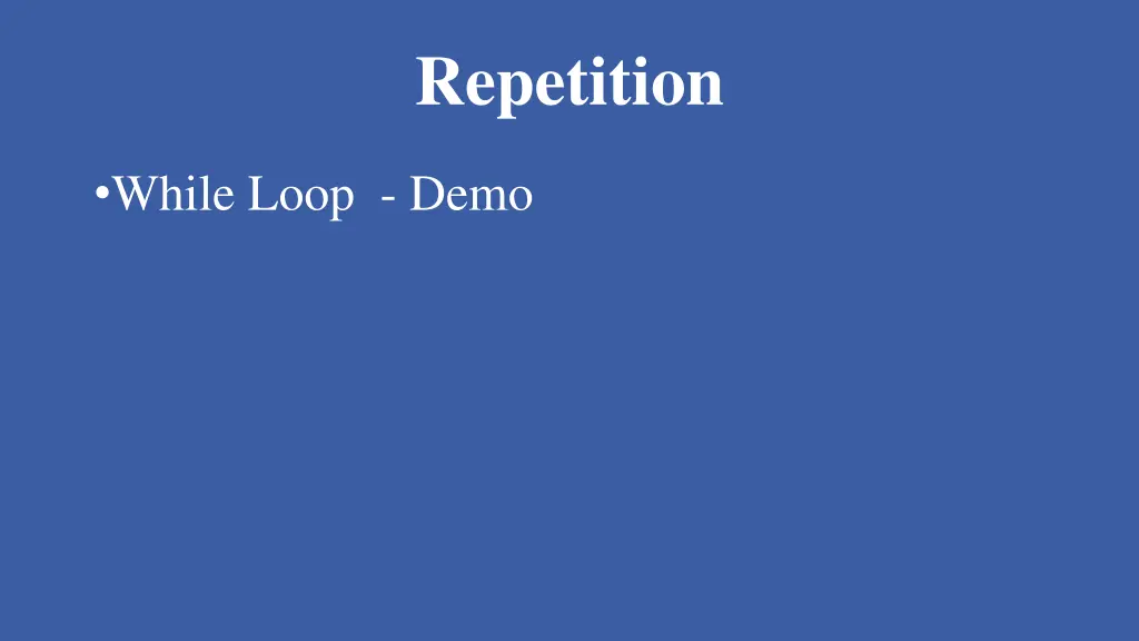 repetition 6