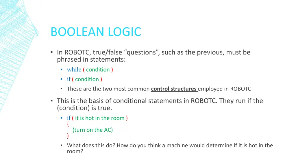 boolean logic