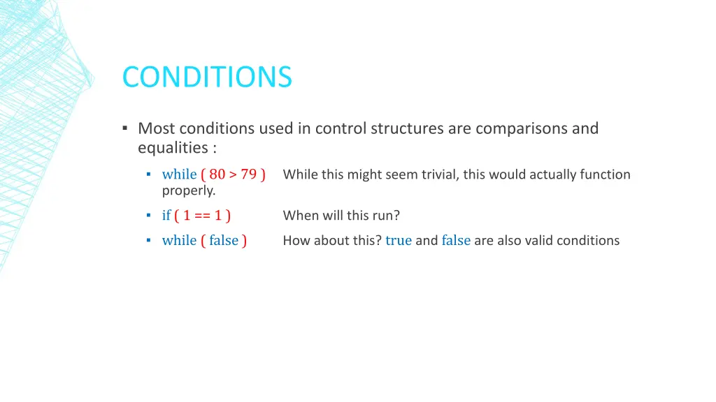 conditions