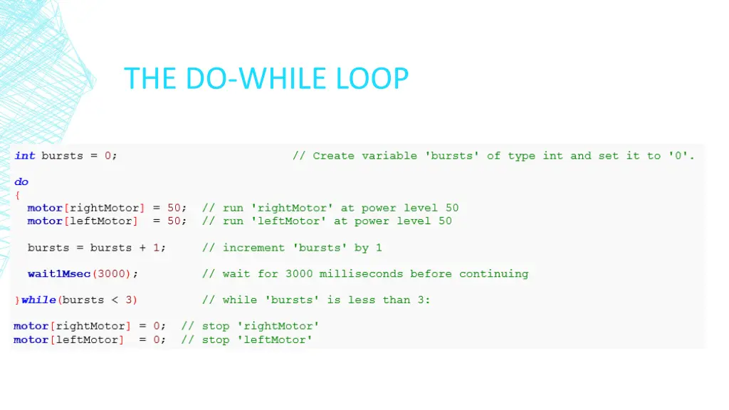 the do while loop 1