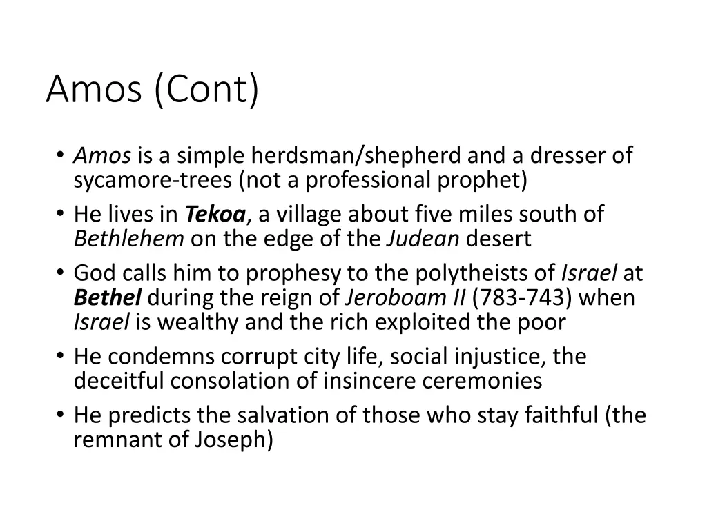 amos cont