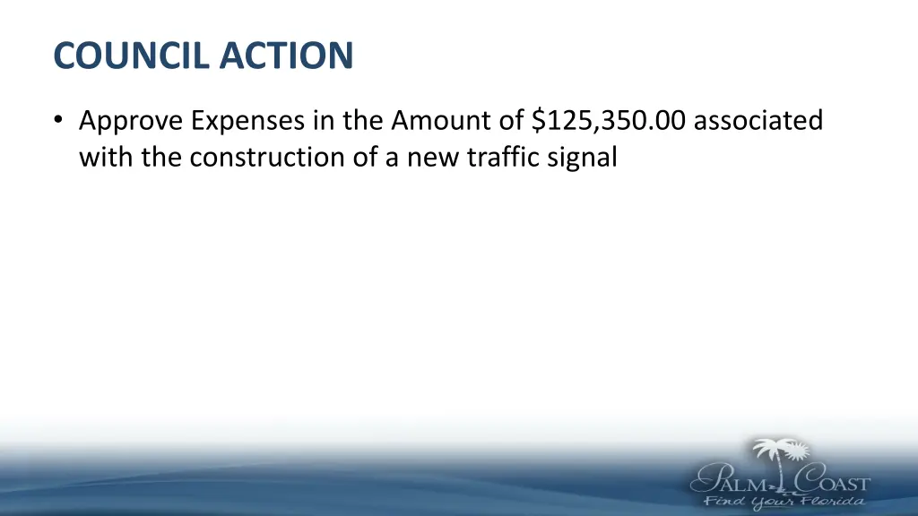 council action