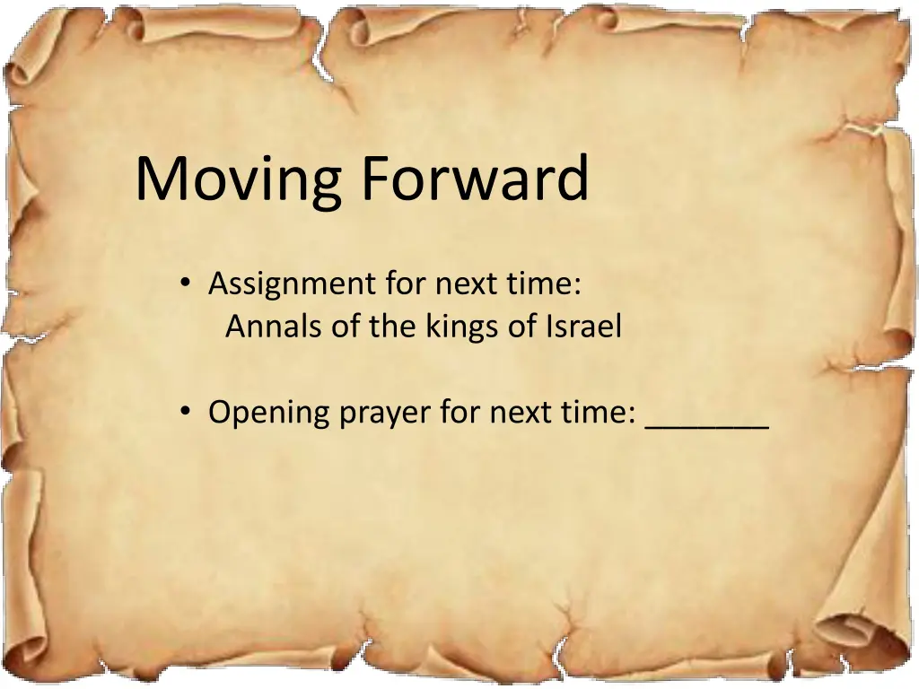 moving forward