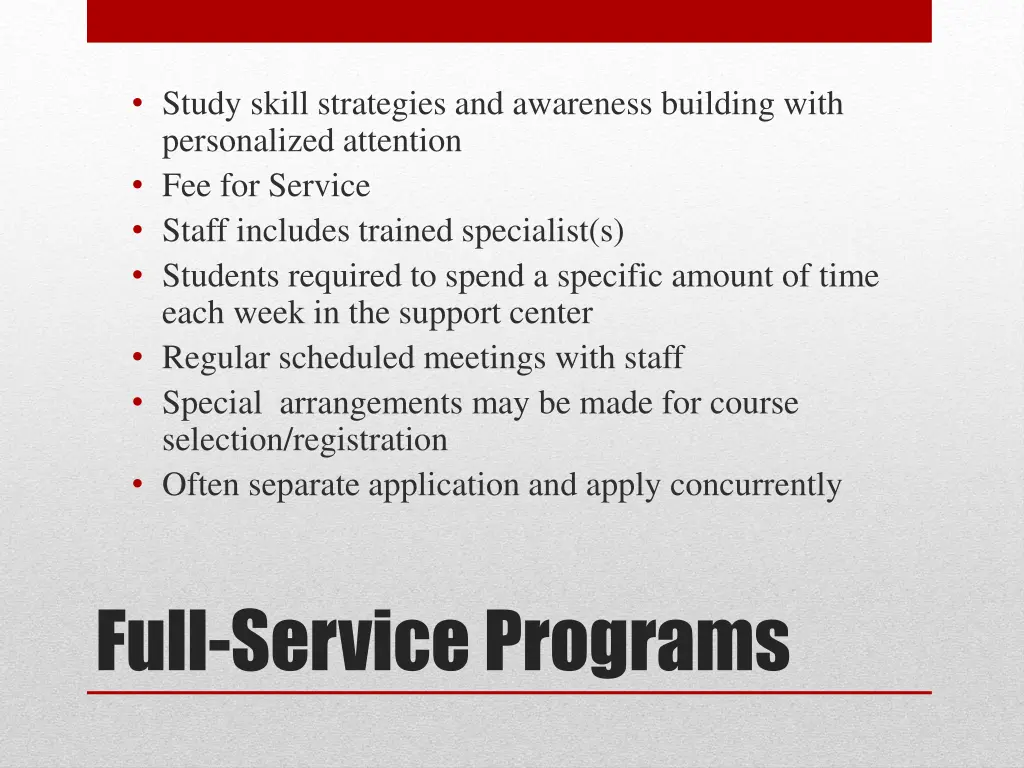 study skill strategies and awareness building