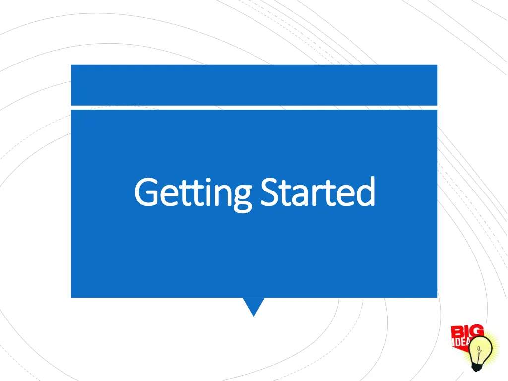 getting started getting started