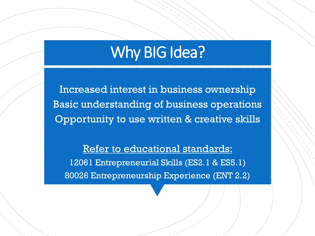 why big idea why big idea