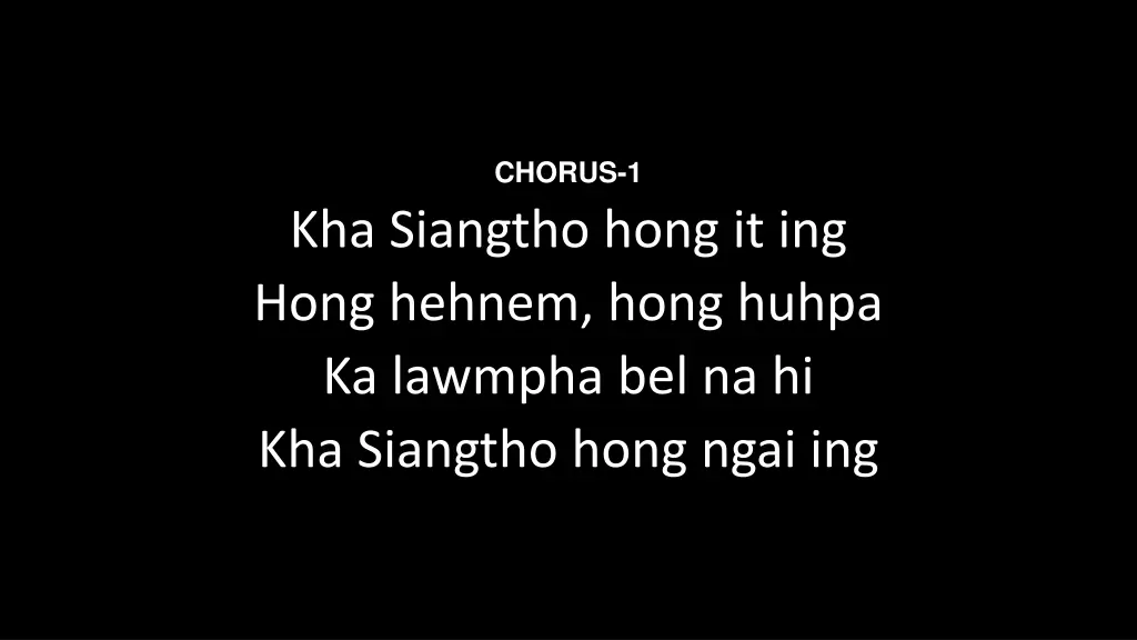 chorus 1 5