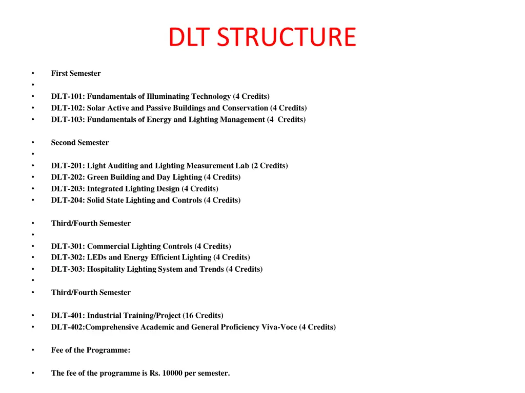 dlt structure