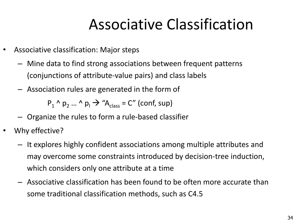 associative classification