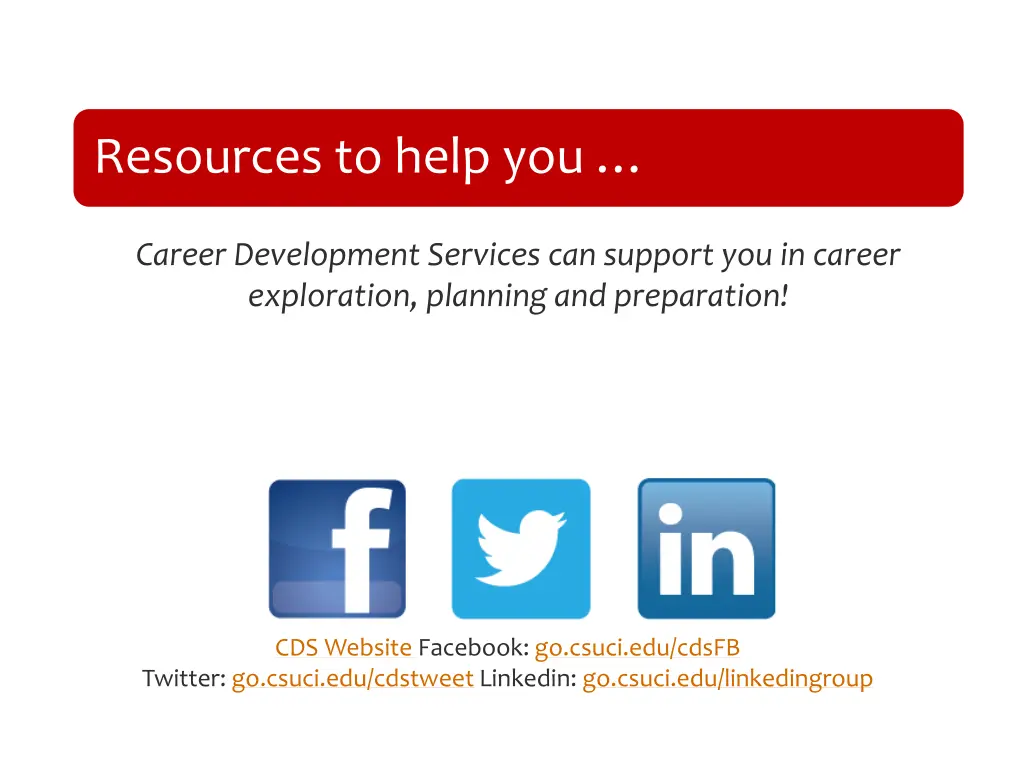 resources to help you