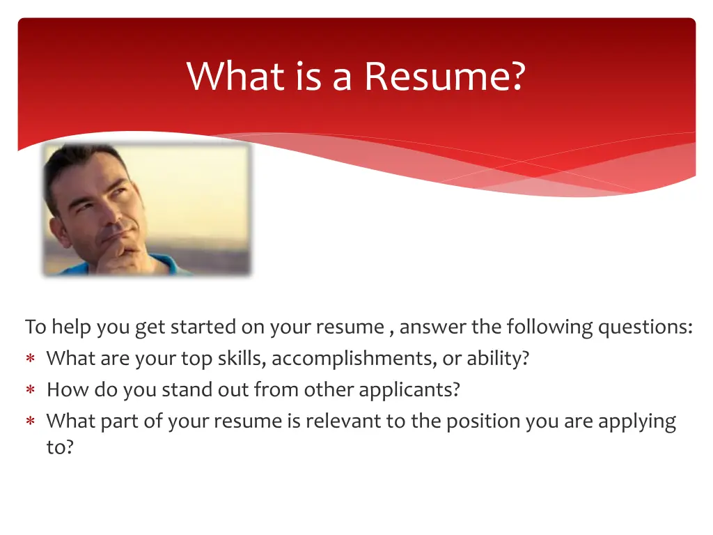 what is a resume 2