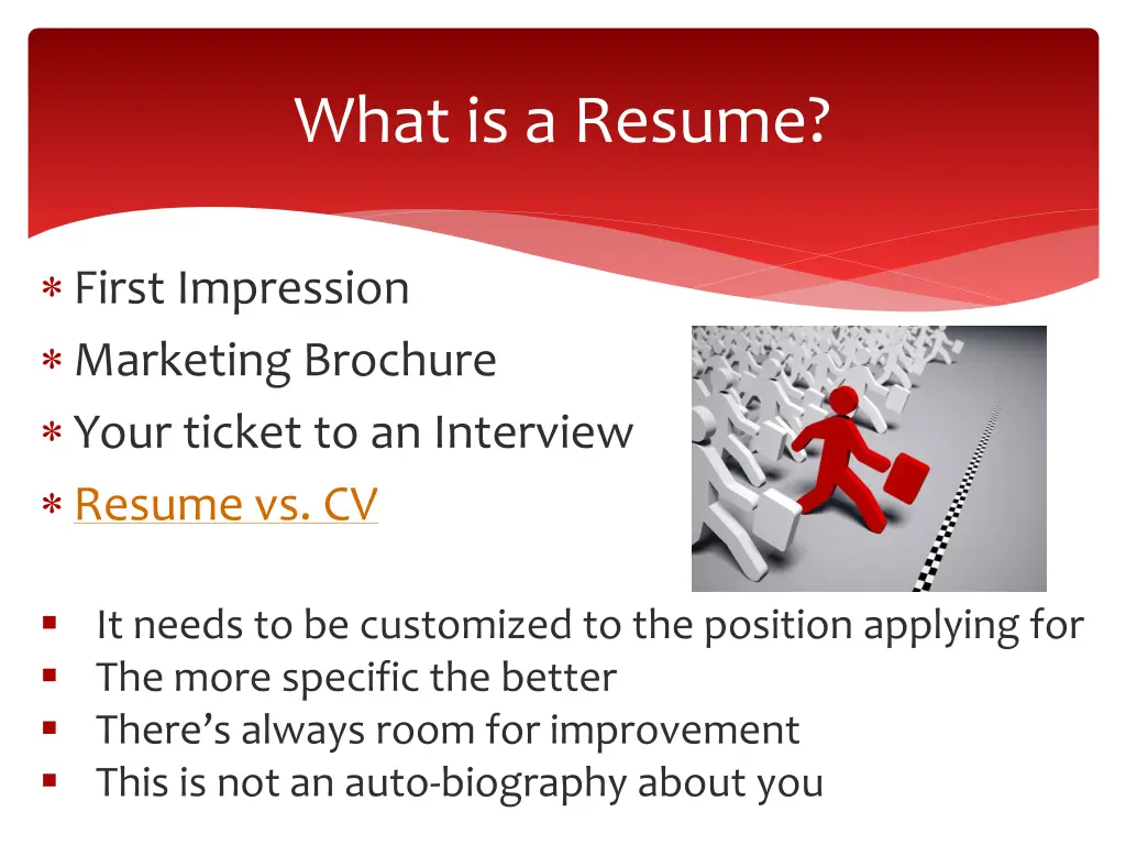 what is a resume