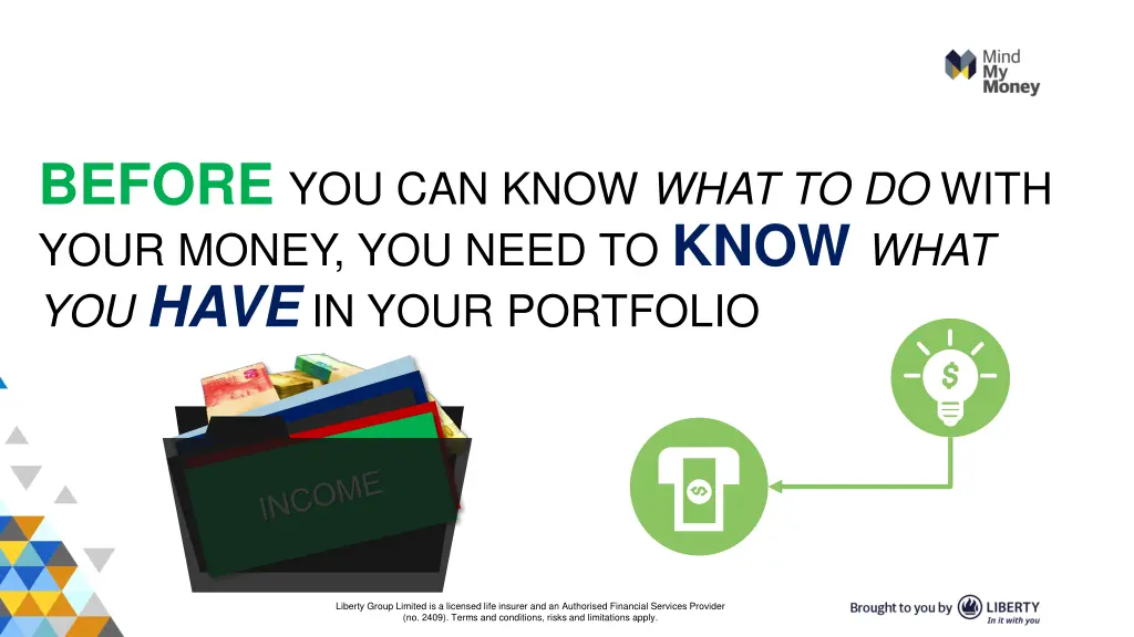before you can know what to do with your money