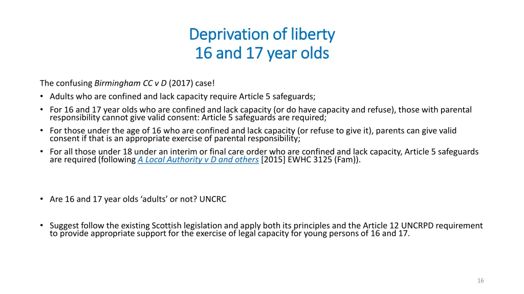 deprivation of liberty deprivation of liberty 3