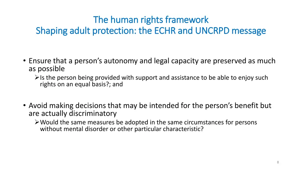 the human rights framework the human rights 4