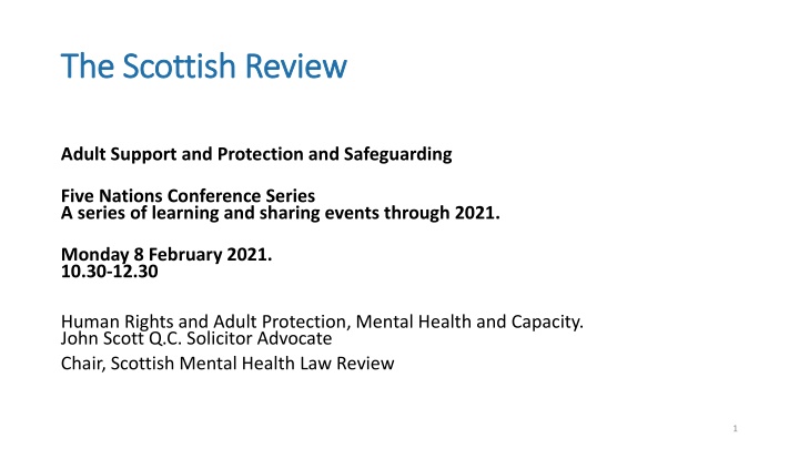 the scottish review the scottish review