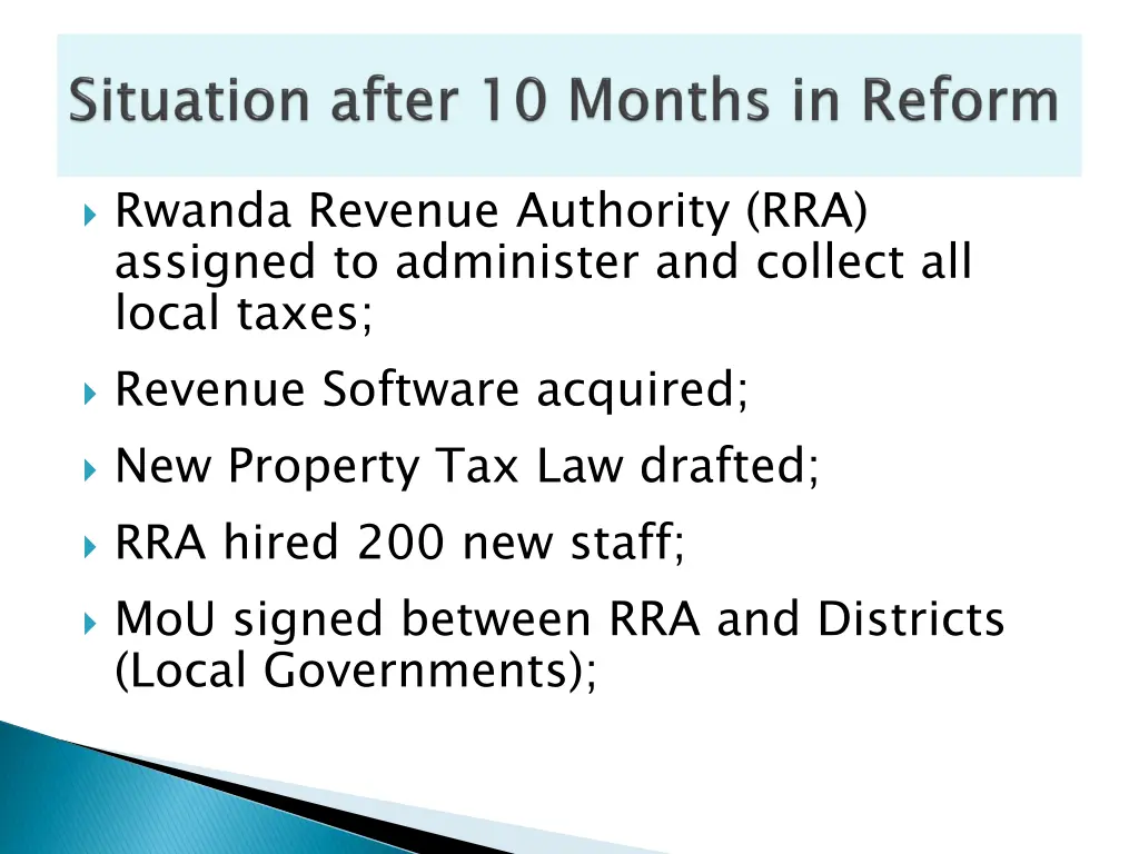 rwanda revenue authority rra assigned