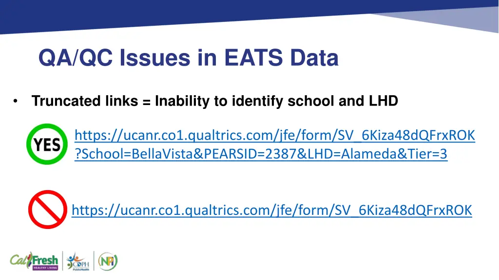 qa qc issues in eats data 1