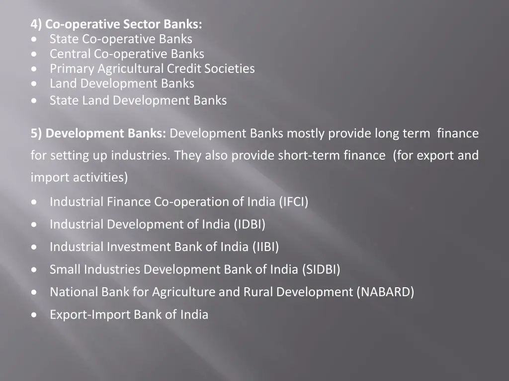 4 co operative sector banks state co operative