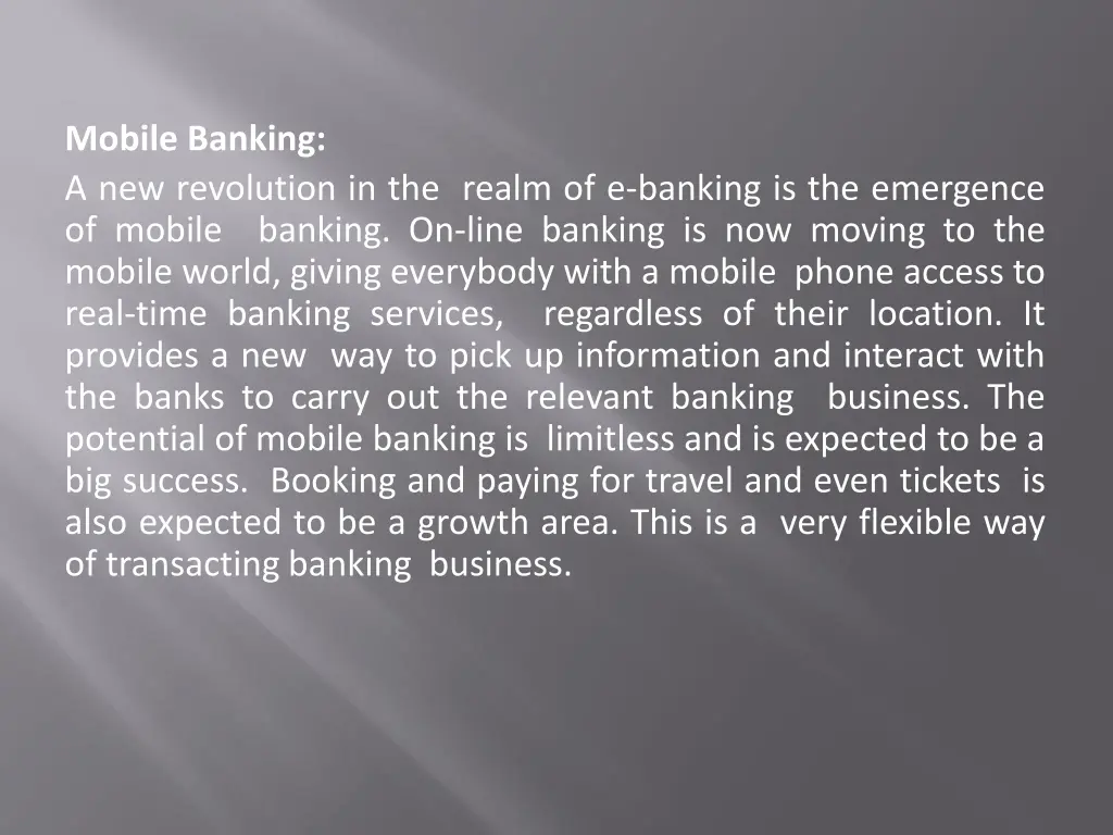 mobile banking a new revolution in the realm