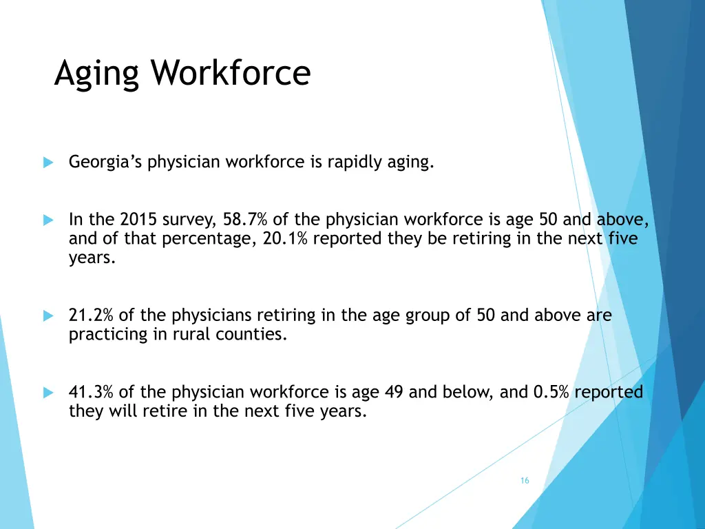 aging workforce