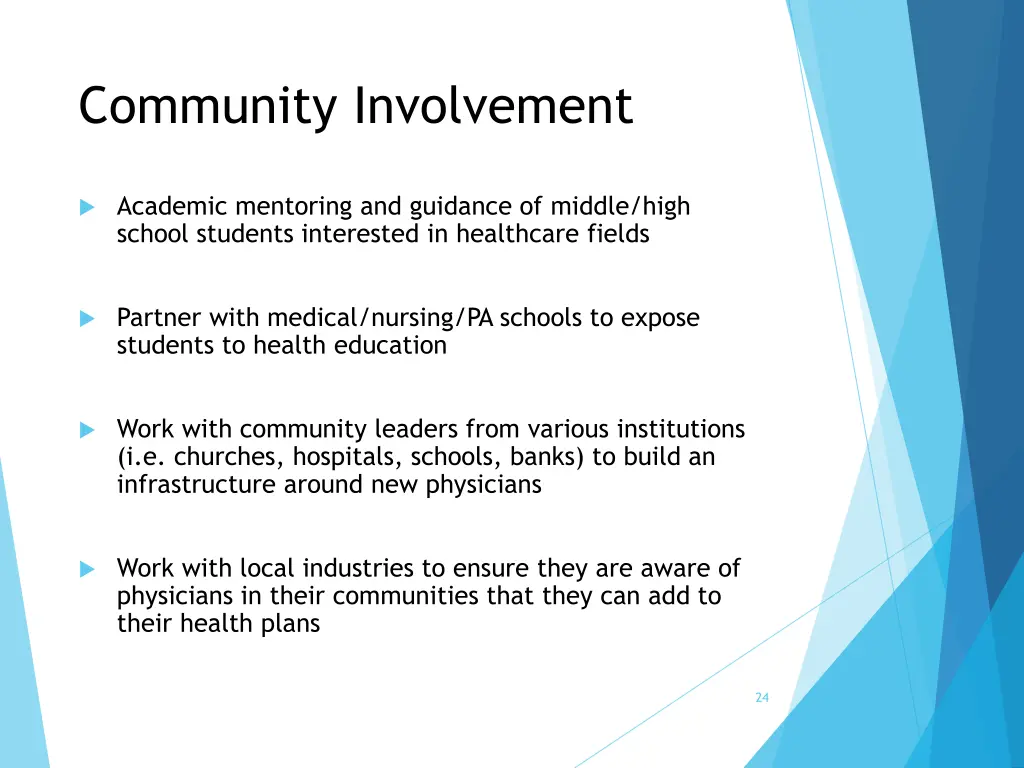 community involvement