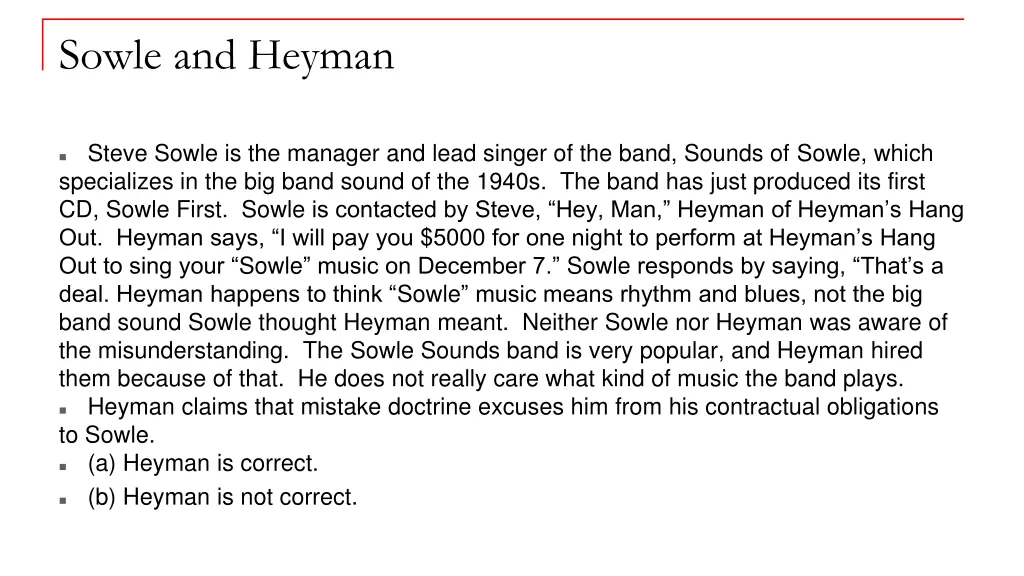sowle and heyman
